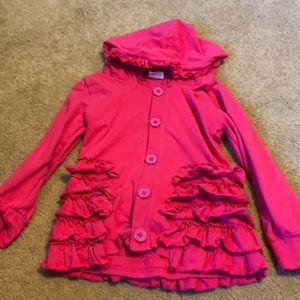 Pink sweatshirt lightweight size 5/6t